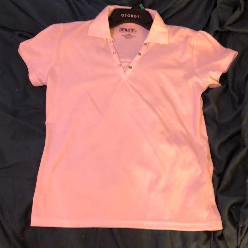 White collar shirt